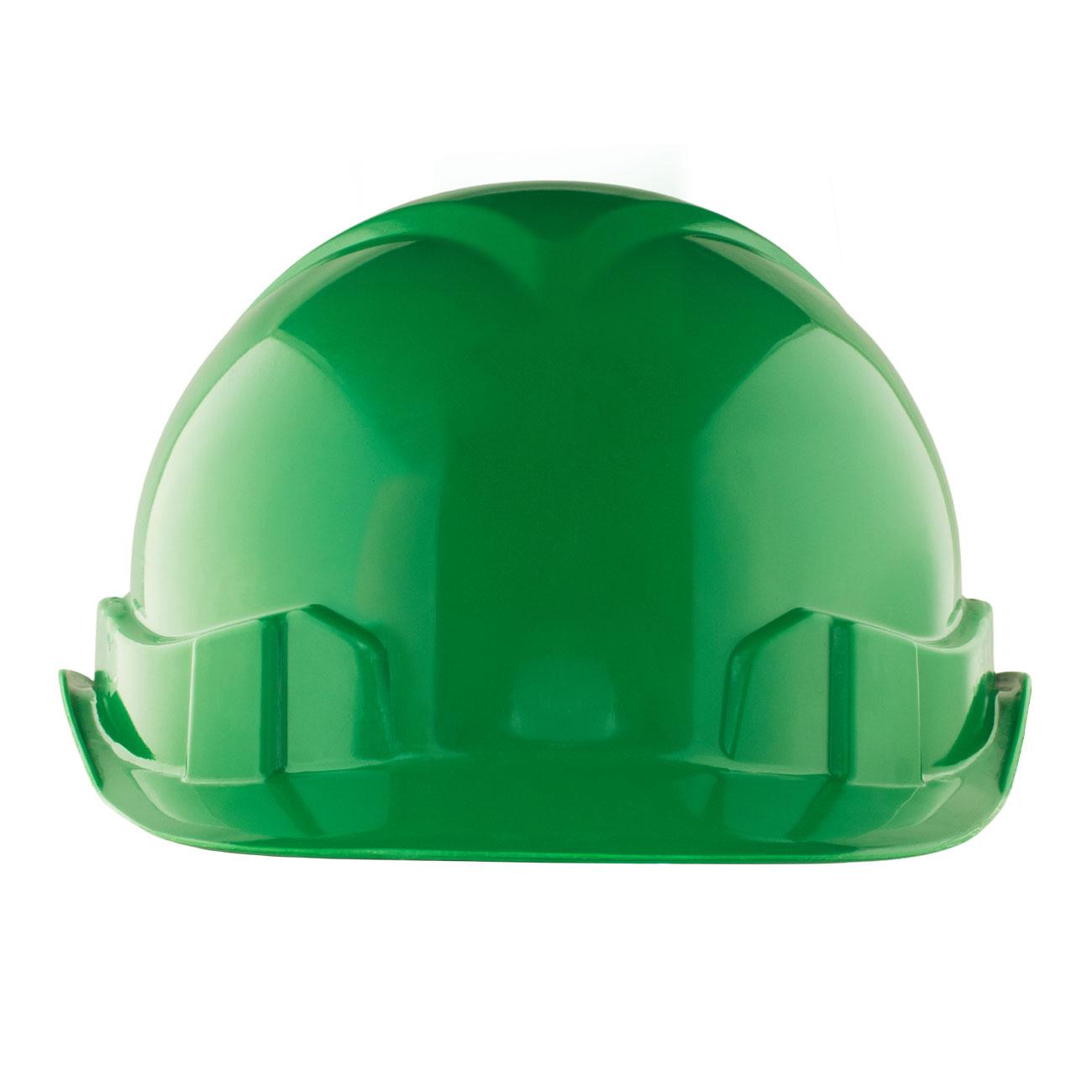 Casco de Seguridad III Verde Arnes cinta 6 Puntas Boton