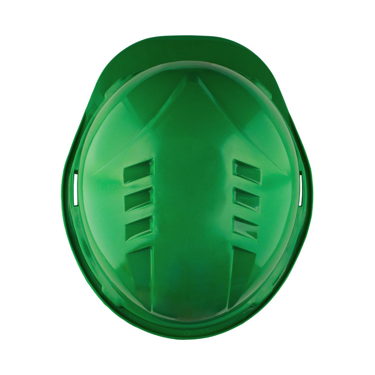 Casco de Seguridad III Verde Arnes cinta 6 Puntas Boton