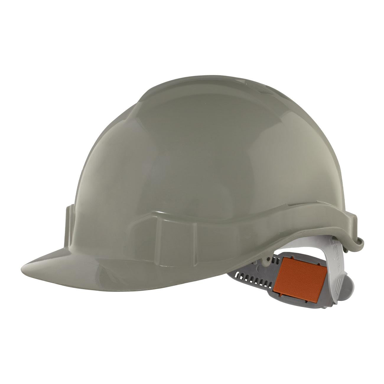 Casco de Seguridad III Gris Arnes cinta 6 Puntas Boton