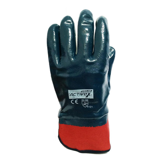 Guante Activex Nitrilo Heavy Duty PuÃ±o Seguridad