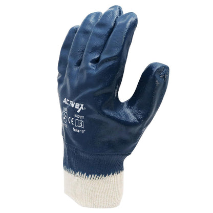 Guante Activex Nitrilo PuÃ±o Tejido
