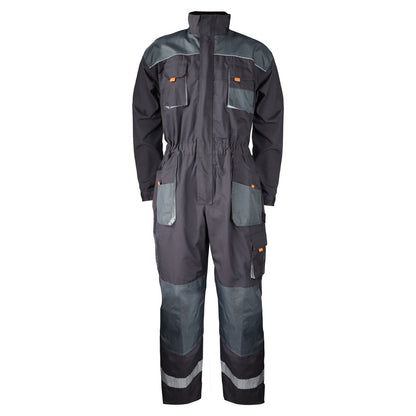 Overol Premium Canvas Gris/Negro XR-100 Reforzado