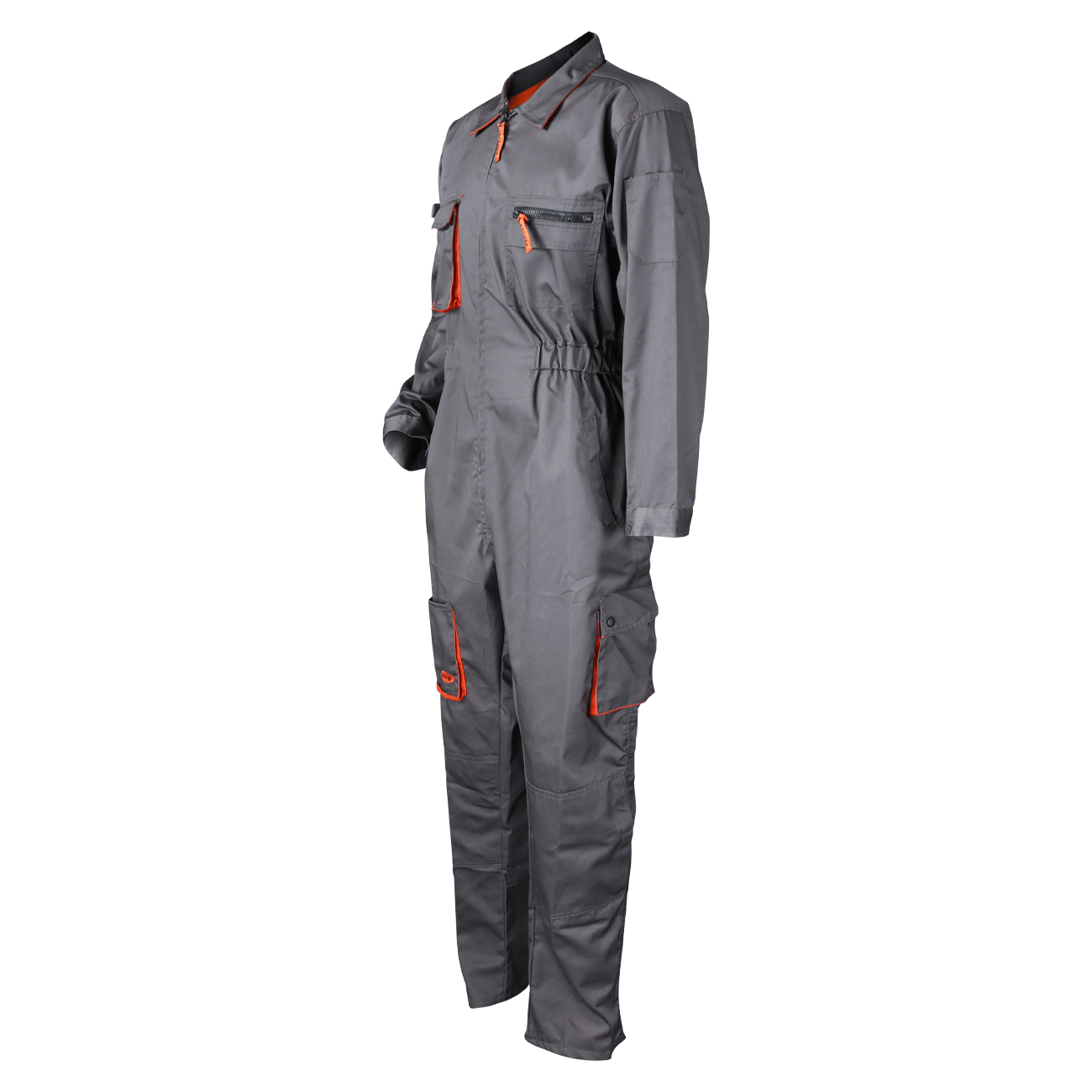Overol Piloto Activex Gabardina Gris/Naranjo