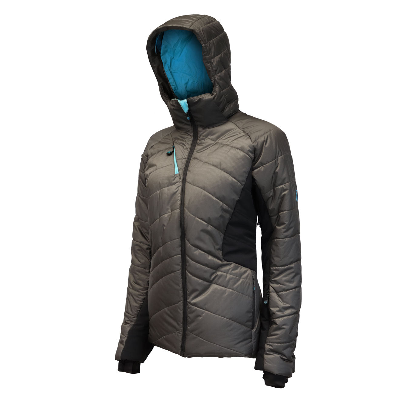 Parka Térmica Mujer Gris/Negro Z-9100