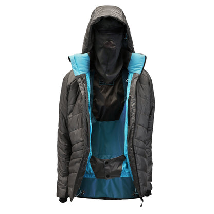 Parka Térmica Mujer Gris/Negro Z-9100
