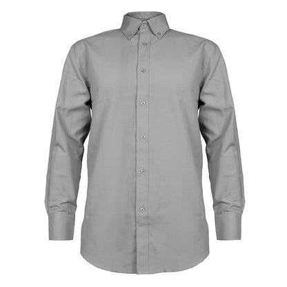 Camisa Oxford Manga Larga Gris UPF 20