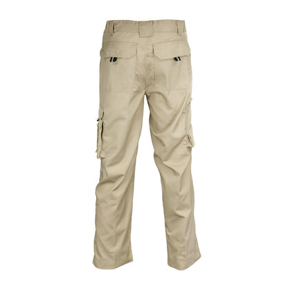 Pantalón Gabardina Cargo Beige UPF 50