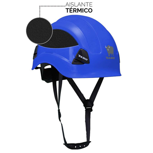 Casco de seguridad Yako Steelpro Azul