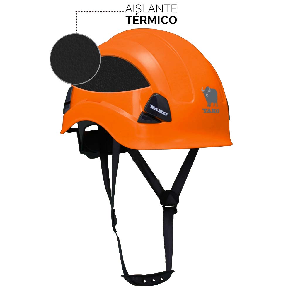 Casco de seguridad Yako Steelpro Naranjo