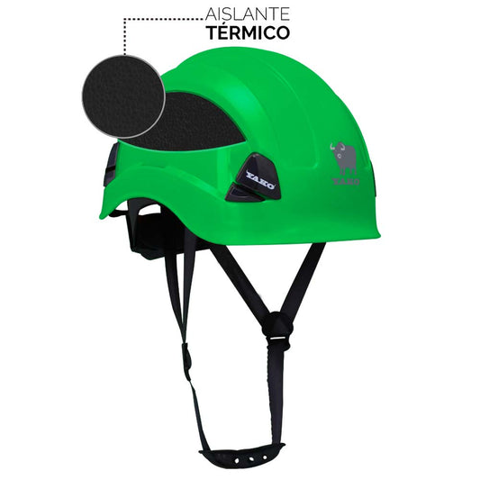 Casco de seguridad Yako Steelpro Verde